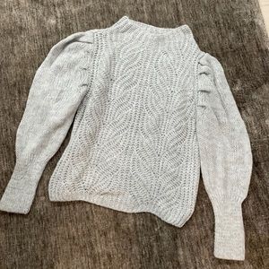 Mango sweater with puff sleeve